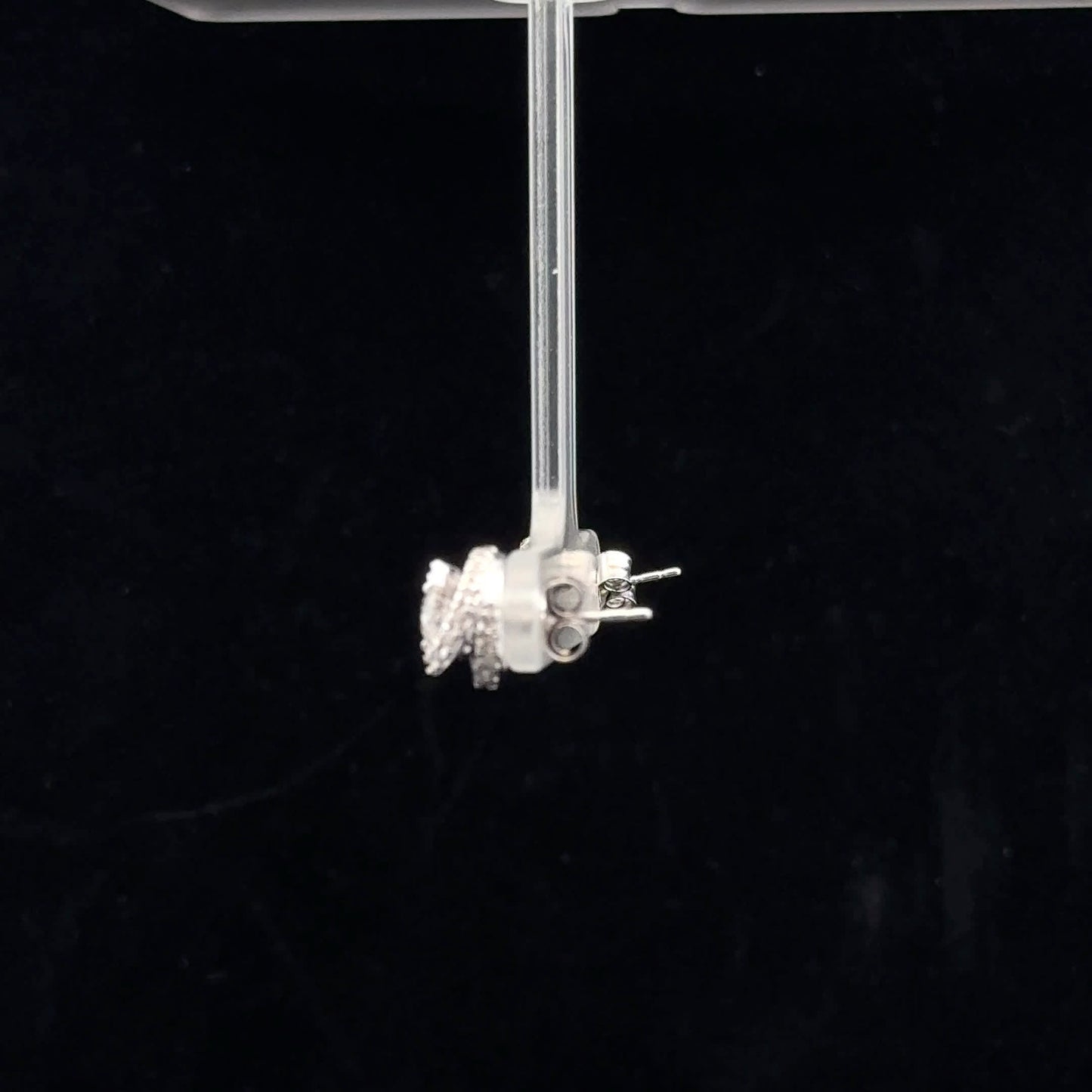 Swirl Studs 1ctw 0.80ct G/I1 - 10KW - Natural Diamond - 52061