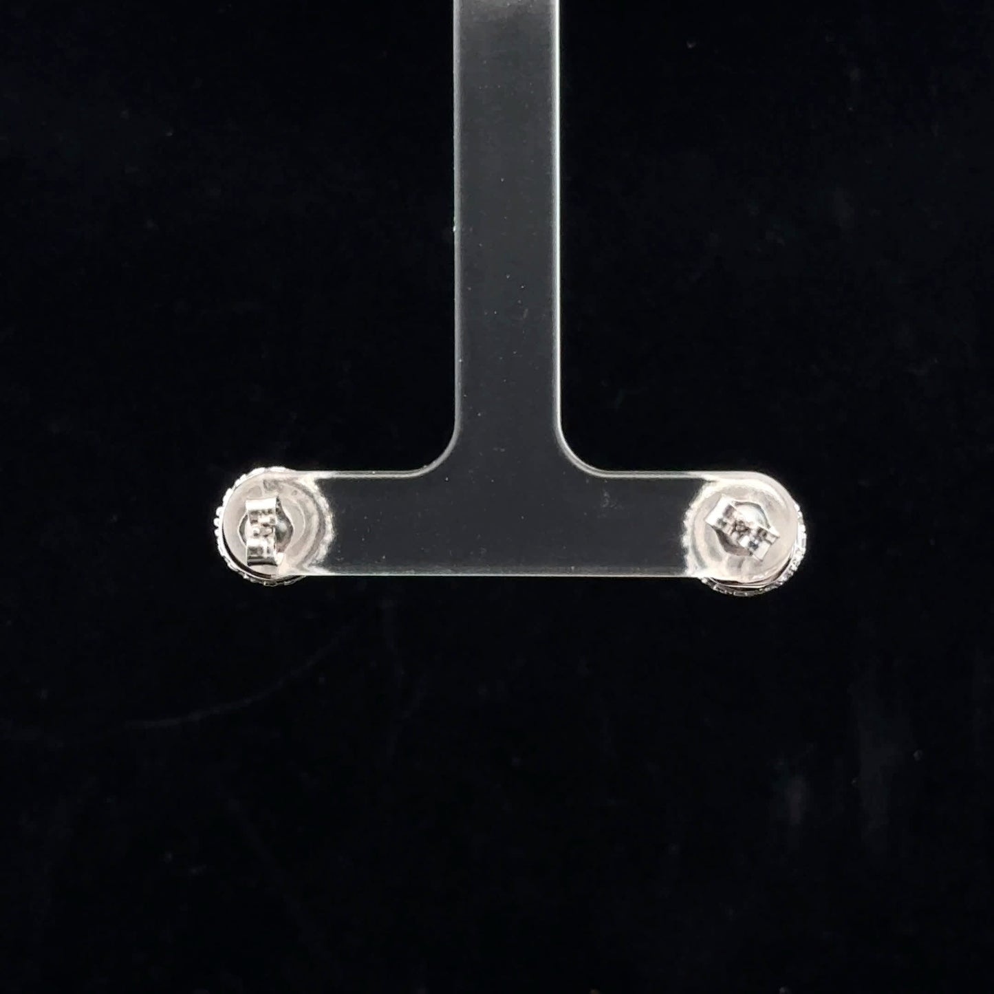 Swirl Studs 1ctw 0.80ct G/I1 - 10KW - Natural Diamond - 52061