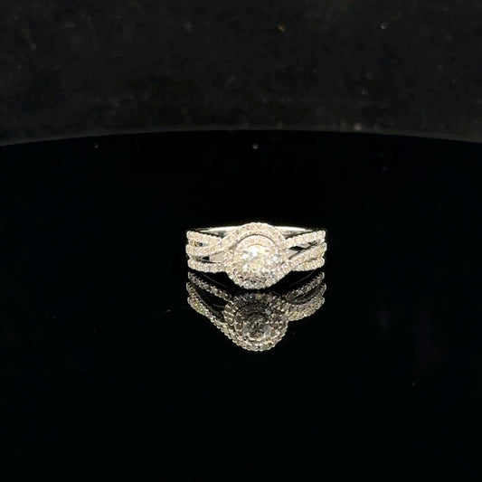 Swirl Bridal 0.75ctw 0.20ct G/SI1 - 10KW - Natural Diamond - 52065