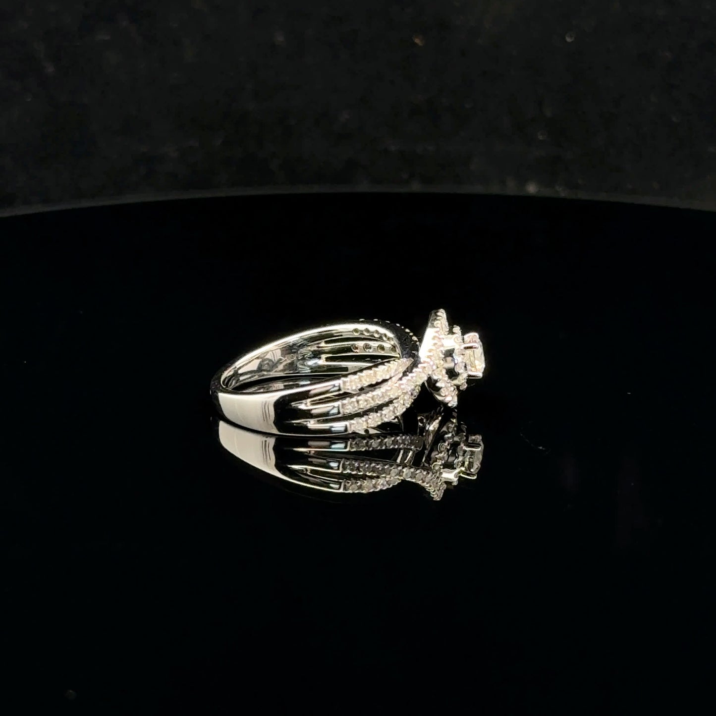 Swirl Bridal 0.75ctw 0.20ct G/SI1 - 10KW - Natural Diamond - 52065
