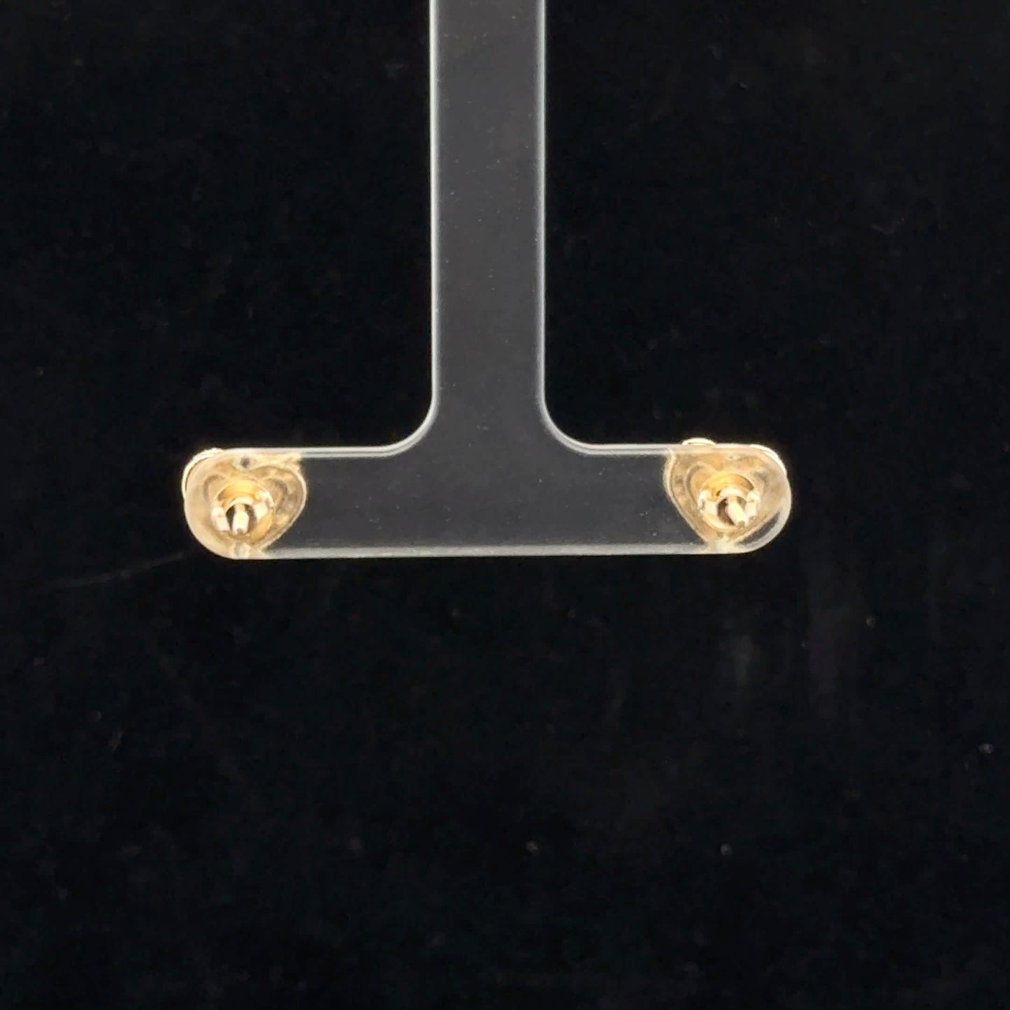 Heart Studs 0.25ctw G/I1 - 10KY - Natural Diamond - 52081