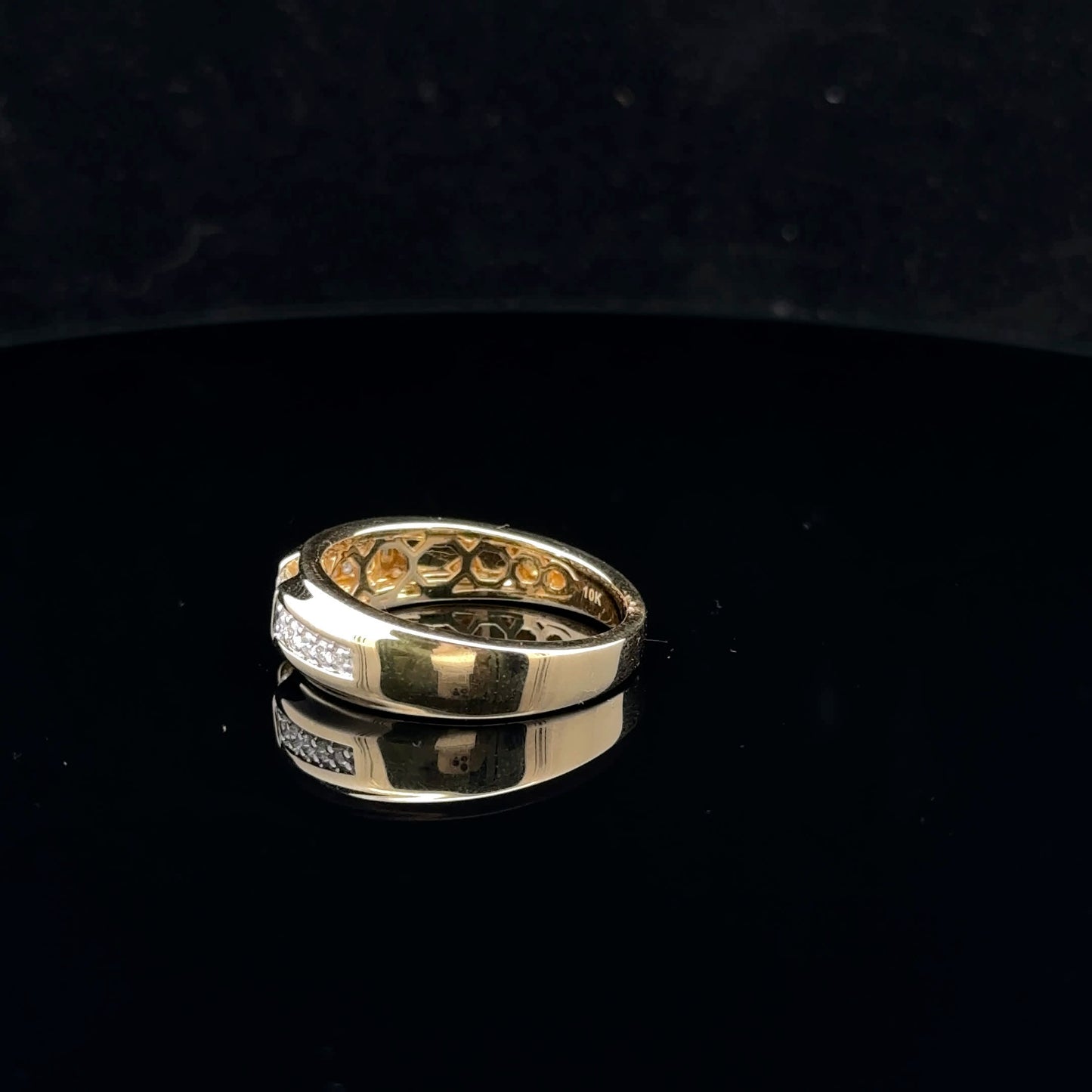 Natural Diamond - 10KY - Round Men's - 53001