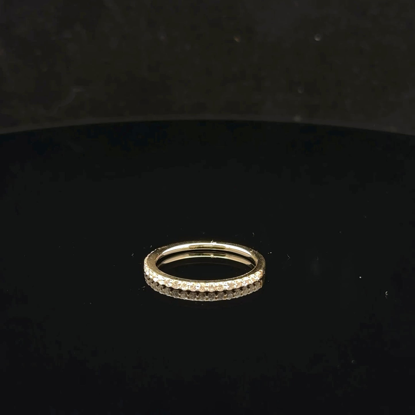0.25ctwG/Si1 #6.25 Band - 14KY - Natural Diamond - 53006