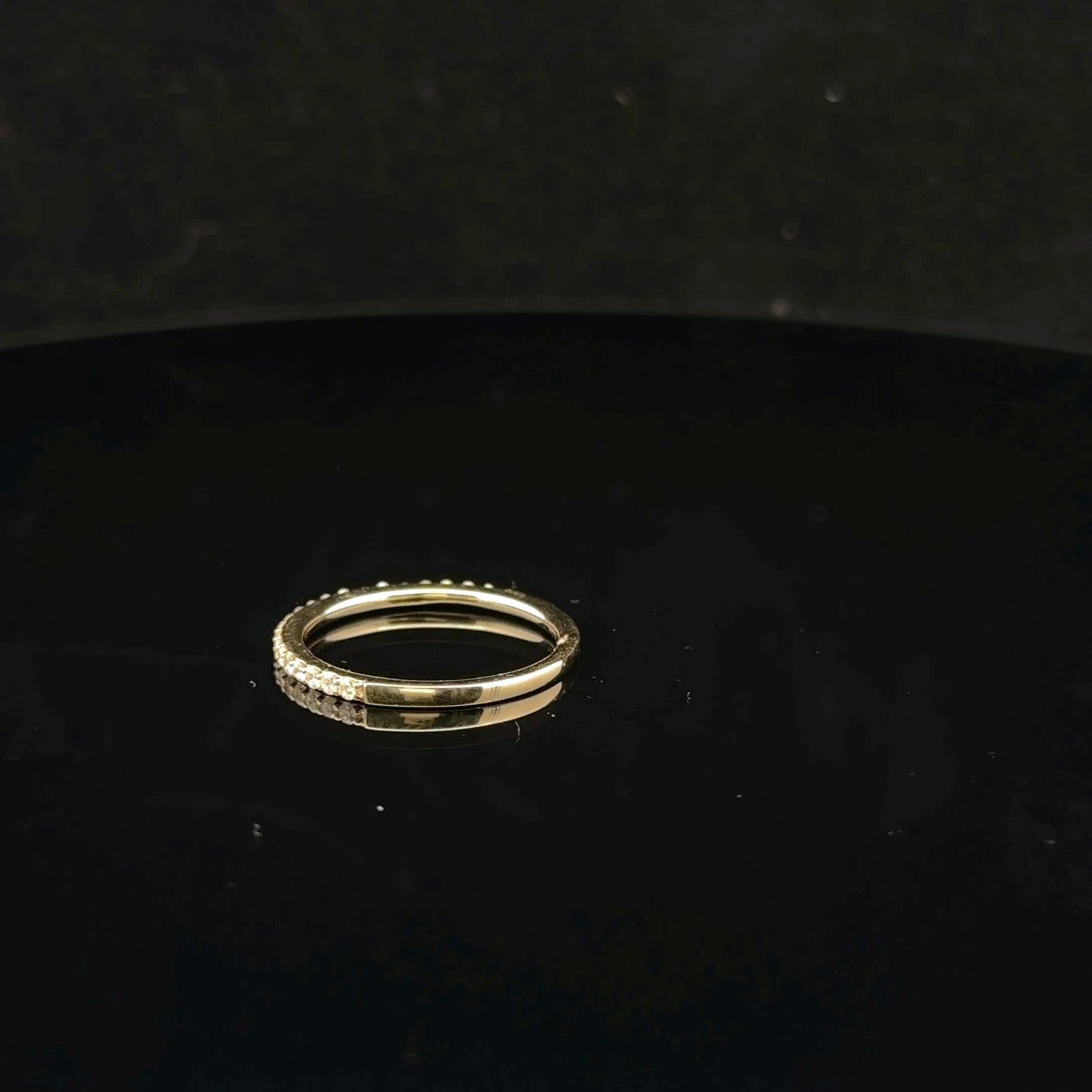 0.25ctwG/Si1 #6.25 Band - 14KY - Natural Diamond - 53006