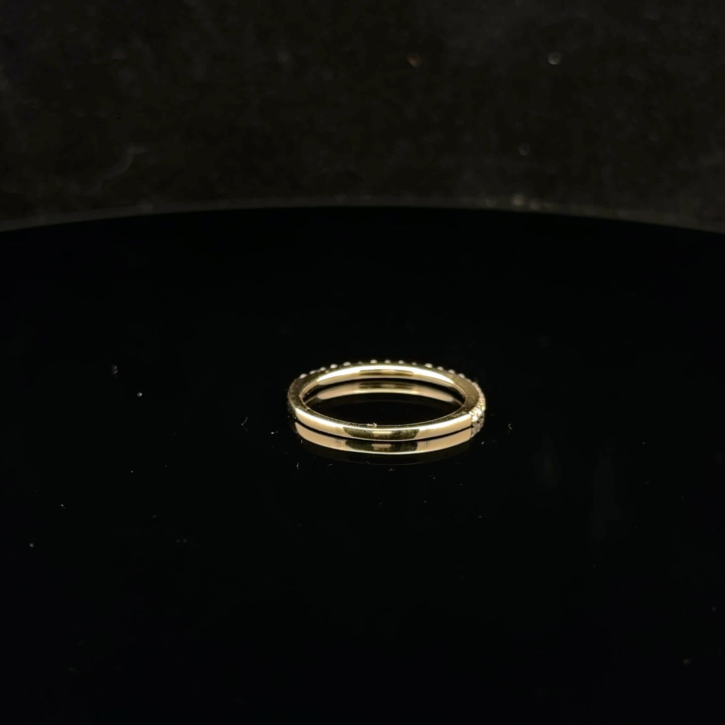 0.25ctwG/Si1 #6.25 Band - 14KY - Natural Diamond - 53006