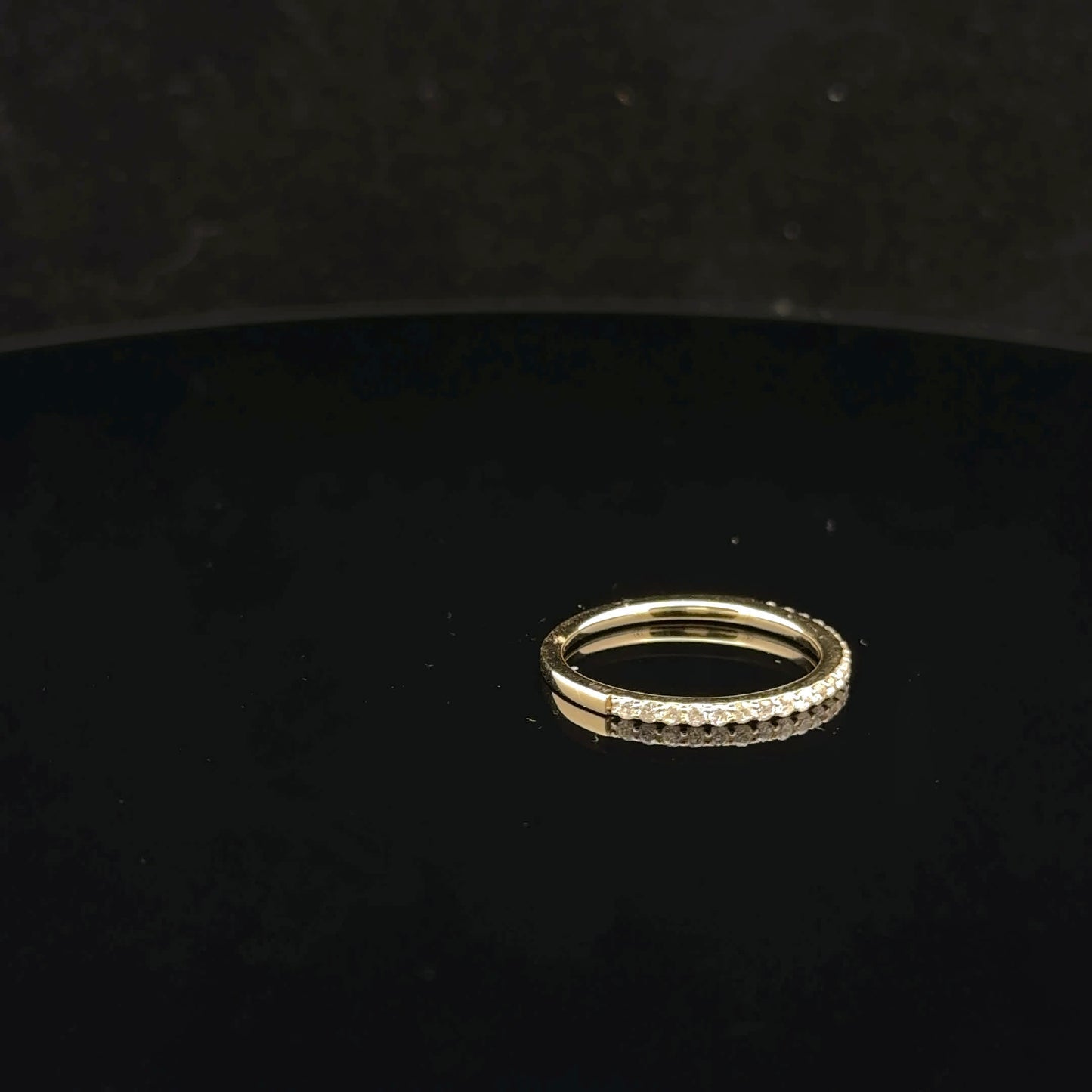 0.25ctwG/Si1 #6.25 Band - 14KY - Natural Diamond - 53006