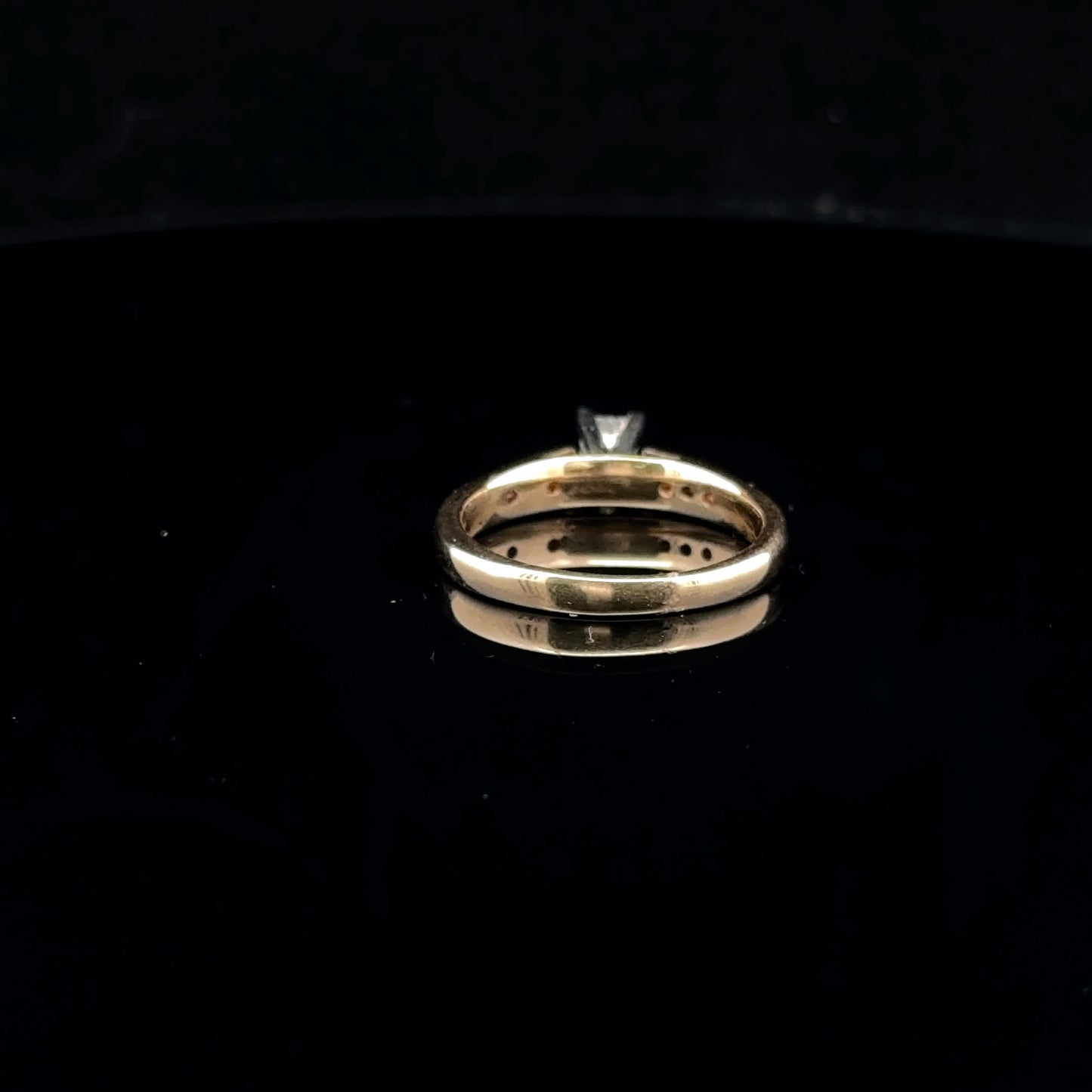 0.40ctw 0.30ct F/SI1 #7 Princess Side - 14KY - Natural Diamond - 53008
