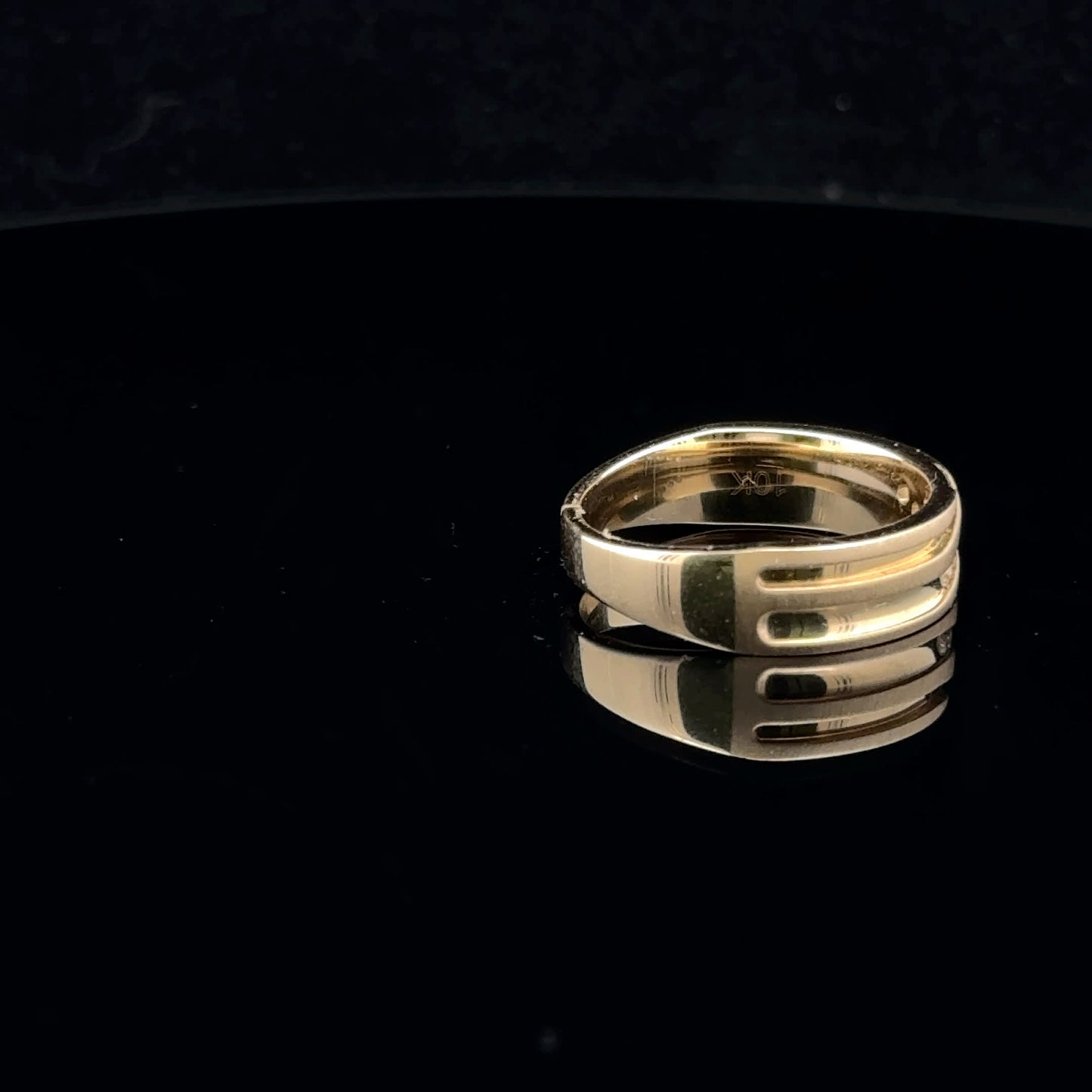 0.17ctw G/Si1 #9.5 5 Stone Men's - 10KY - Natural Diamond - 53011