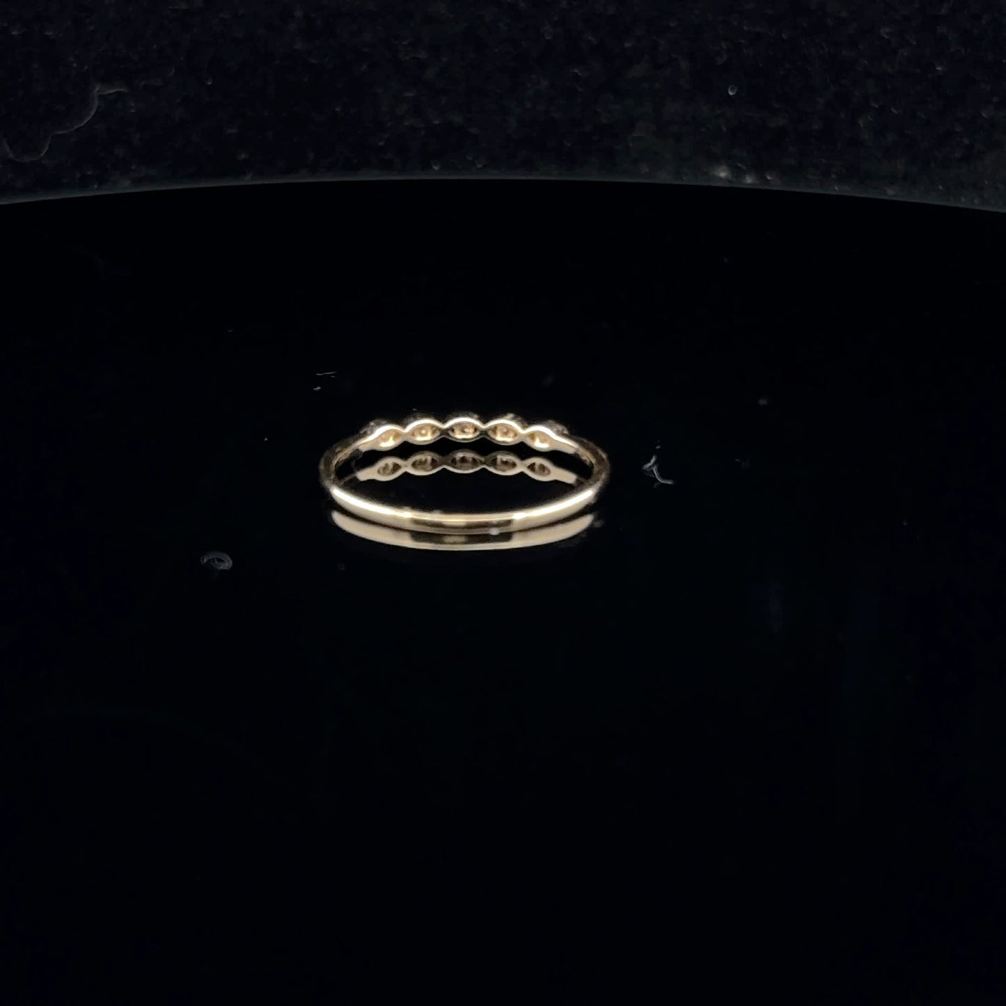 0.06ctw G/Si2 #6 Five Stone Eye - 10KY - Natural Diamond - 53017