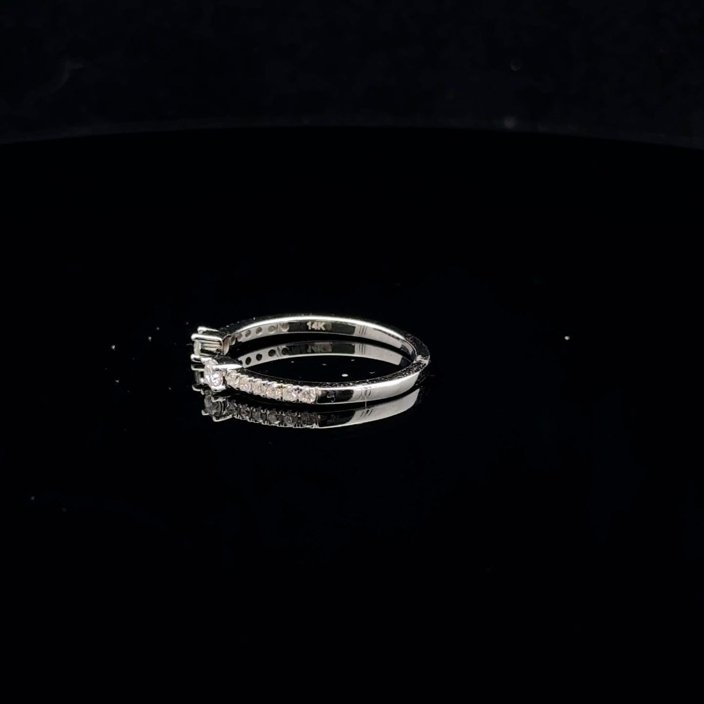0.25ctw G/SI2 #7 Gap Band - 14KW - Natural Diamond - 53029
