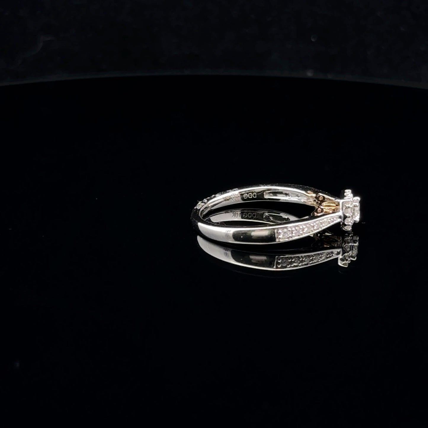 0.25ctw 0.12ct G/SI1 #7 Cushion Halo Side - 10KW/Y - Natural Diamond - 53031