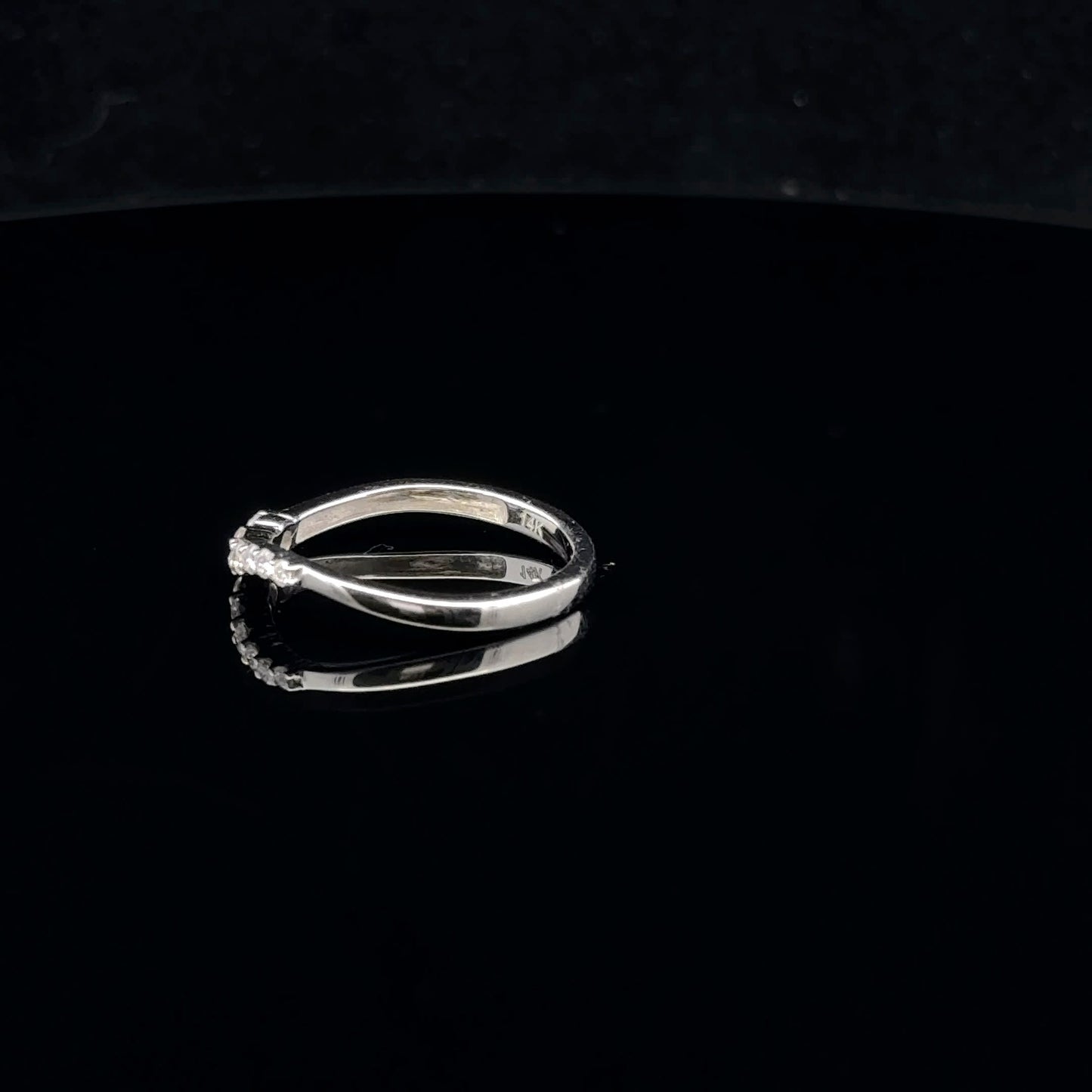 0.25ctw G/SI2 #7 Journey Band - 14KW - Natural Diamond - 53037