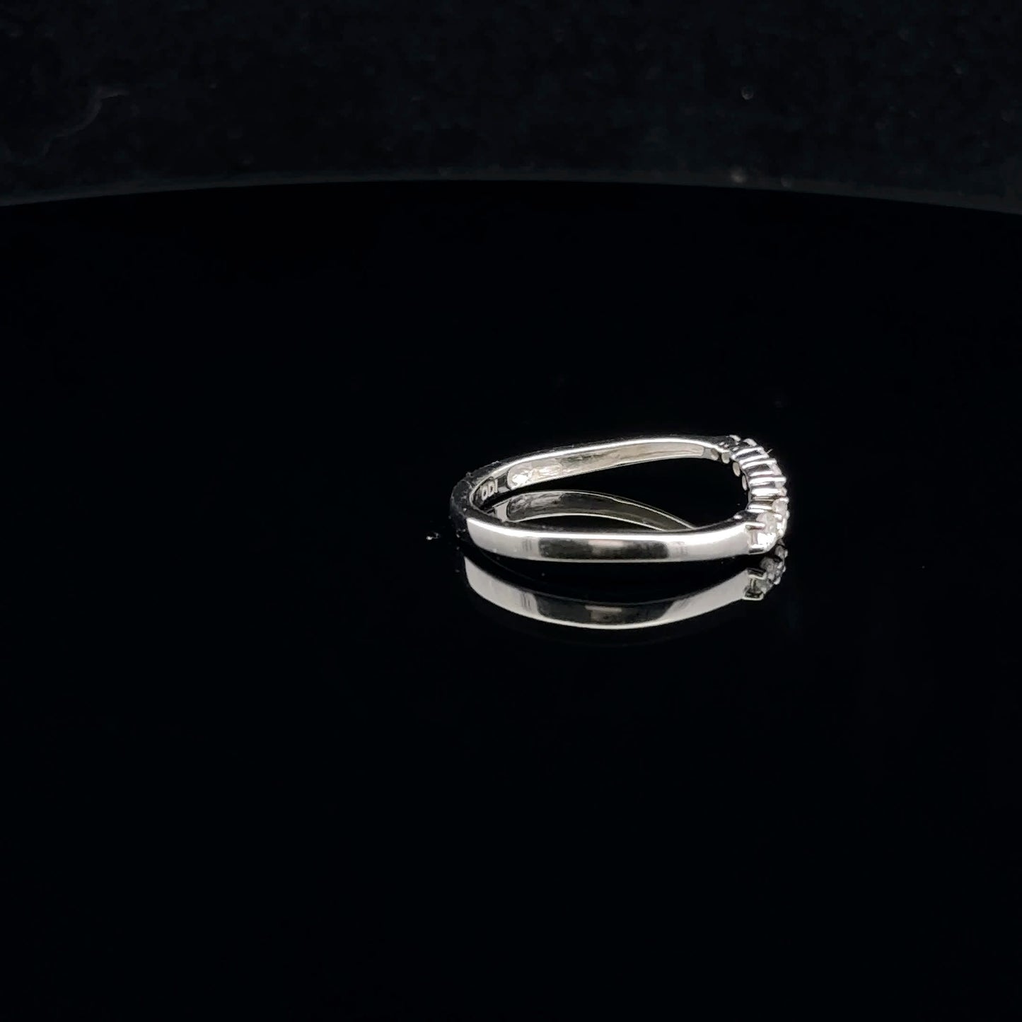 0.25ctw G/SI2 #7 Journey Band - 14KW - Natural Diamond - 53037
