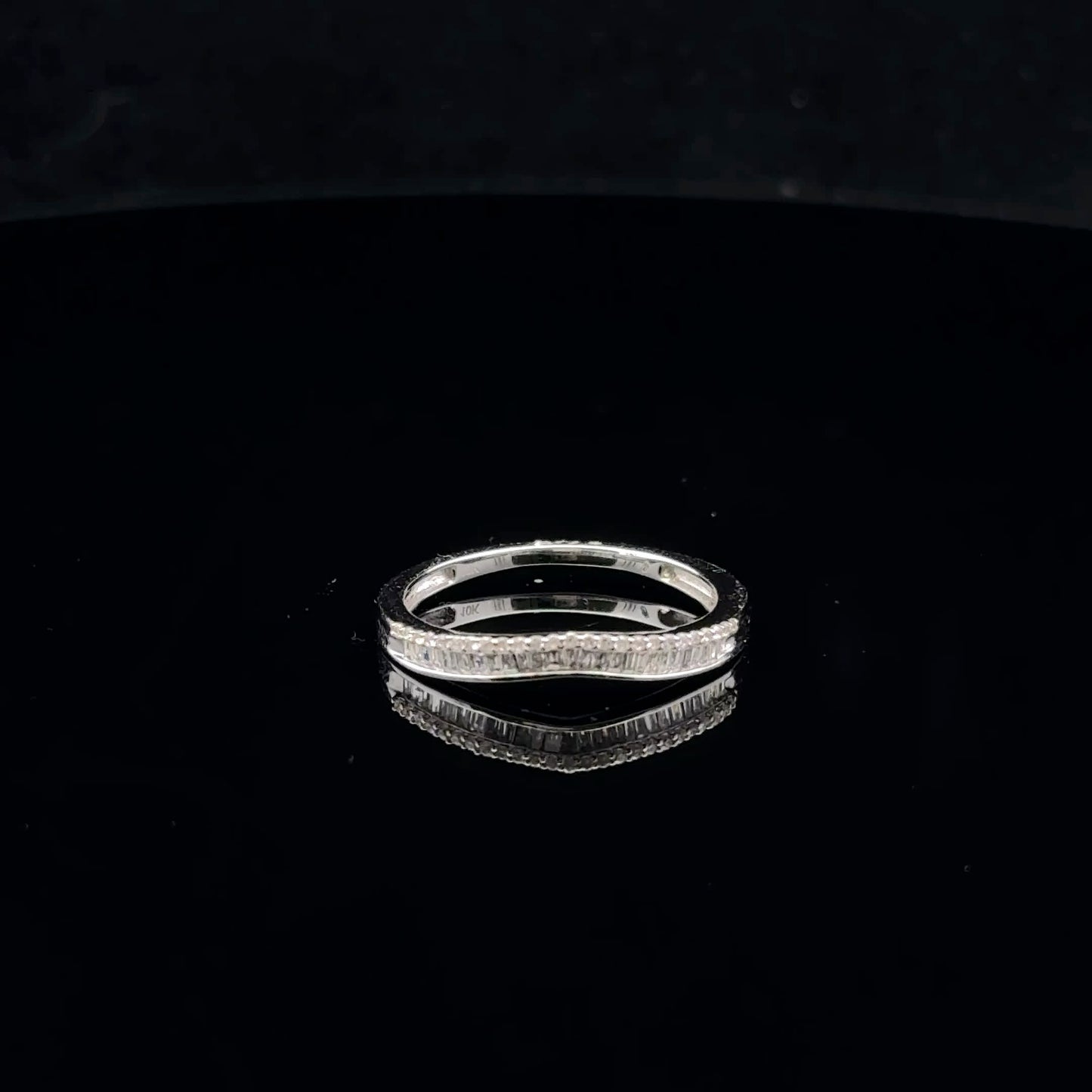 0.17ctw G/I1 #7 Double Layer Band - 10KW - Natural Diamond - 53042