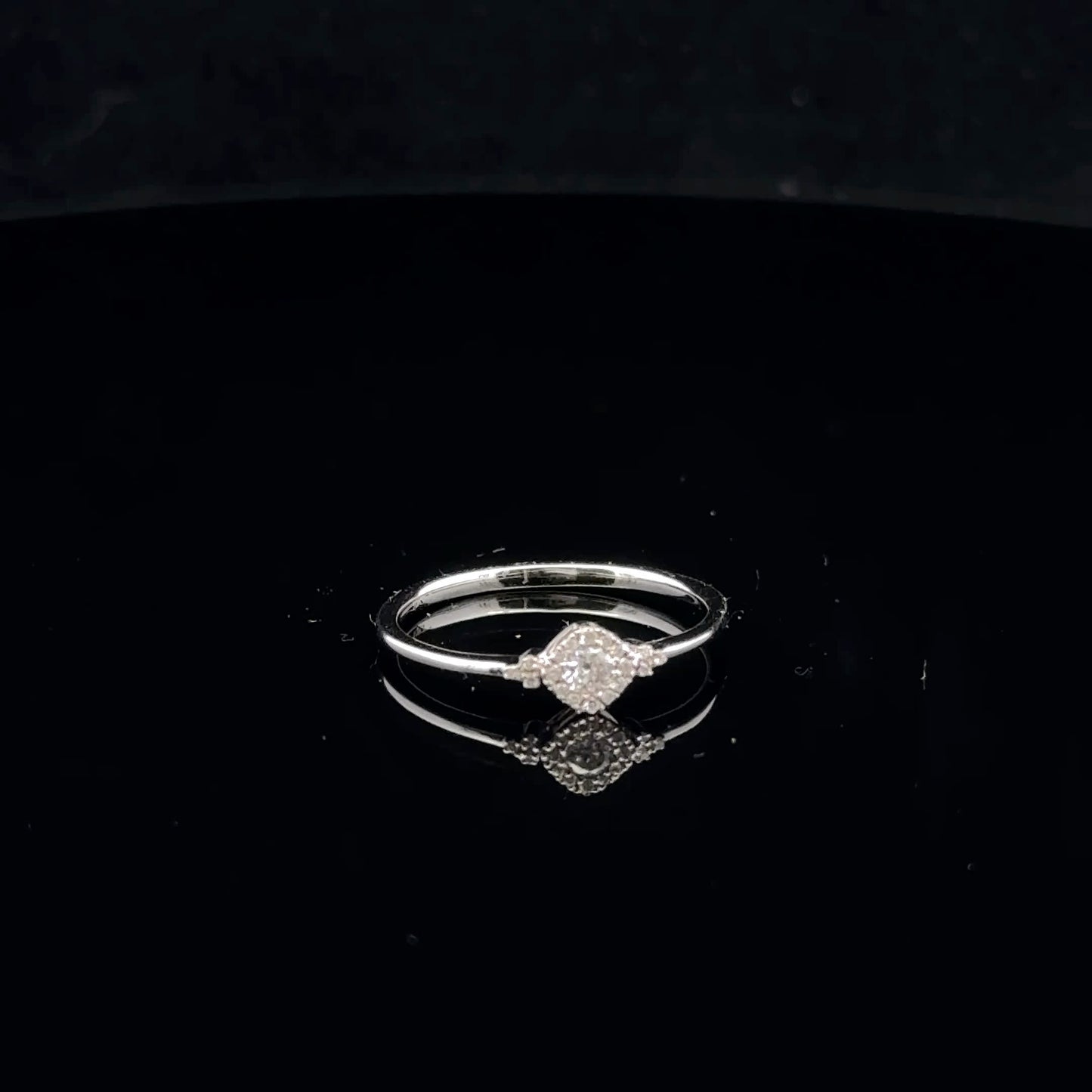 0.11ctw G/SI2 #6.25 Halo Promise - 10KW - Natural Diamond - 53048