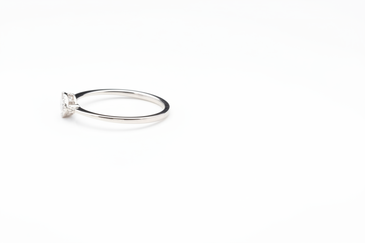 0.11ctw G/SI2 #6.25 Halo Promise - 10KW - Natural Diamond - 53048