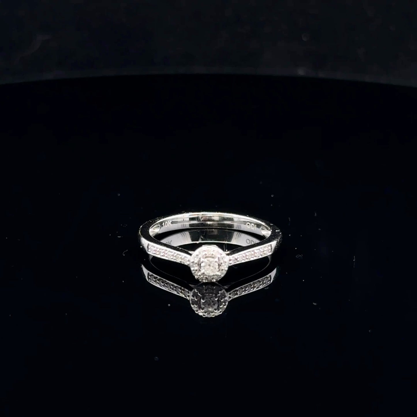 0.12ctw G/SI2#7 Halo Promise - 10KW - Natural Diamond - 53050