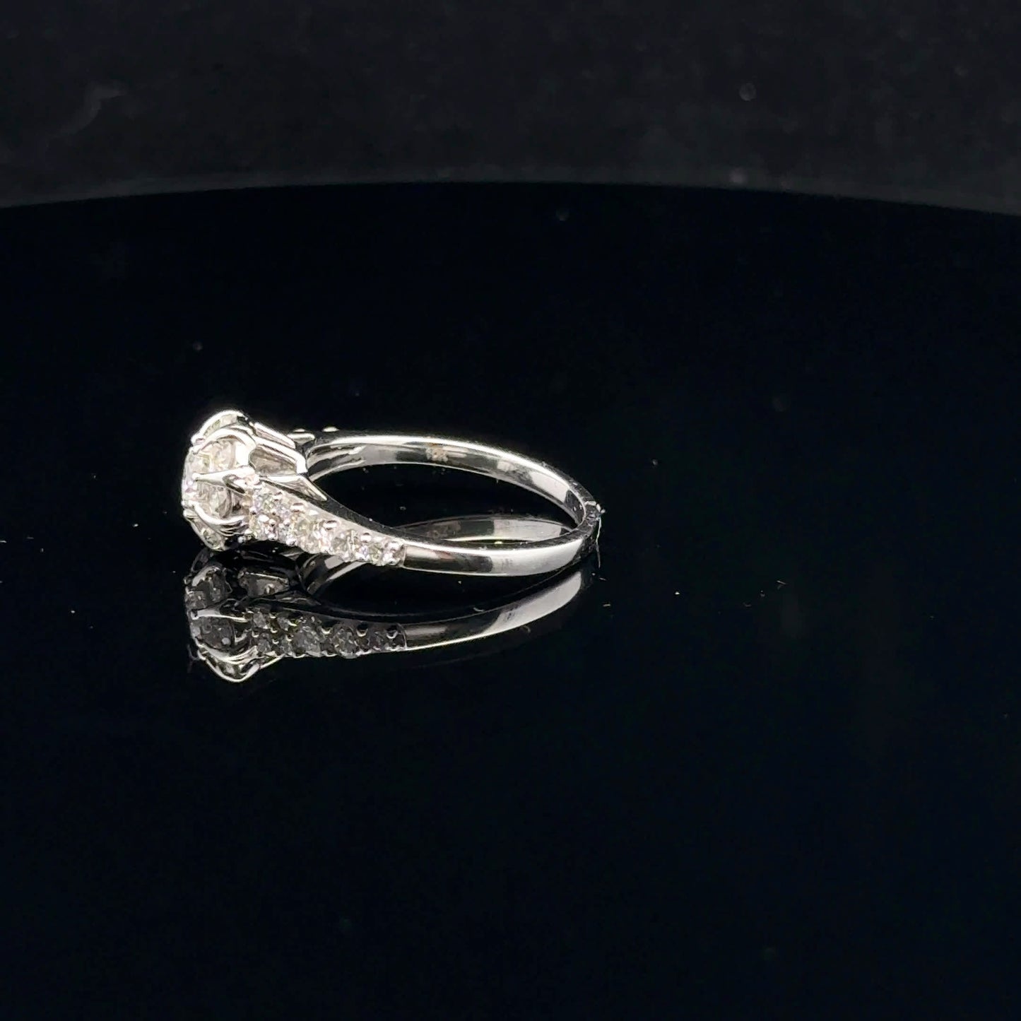 1ctw 0.33ct G/SI1 #7 Flower halo - 10KW - Natural Diamond - 53052