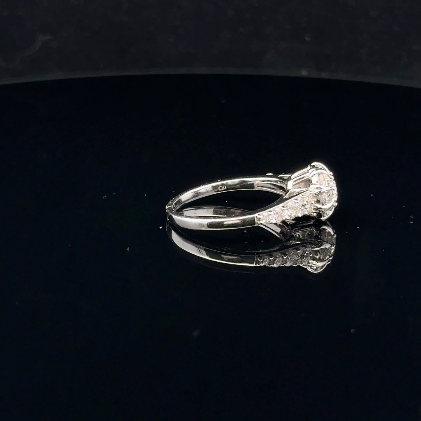 1ctw 0.33ct G/SI1 #7 Flower halo - 10KW - Natural Diamond - 53052