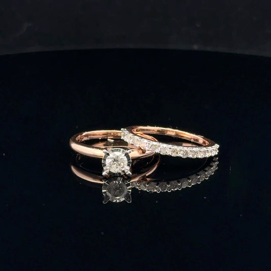 1ctw 0.50ct G/I1 #7 Miracle Set - 10KR - Natural Diamond - 53053