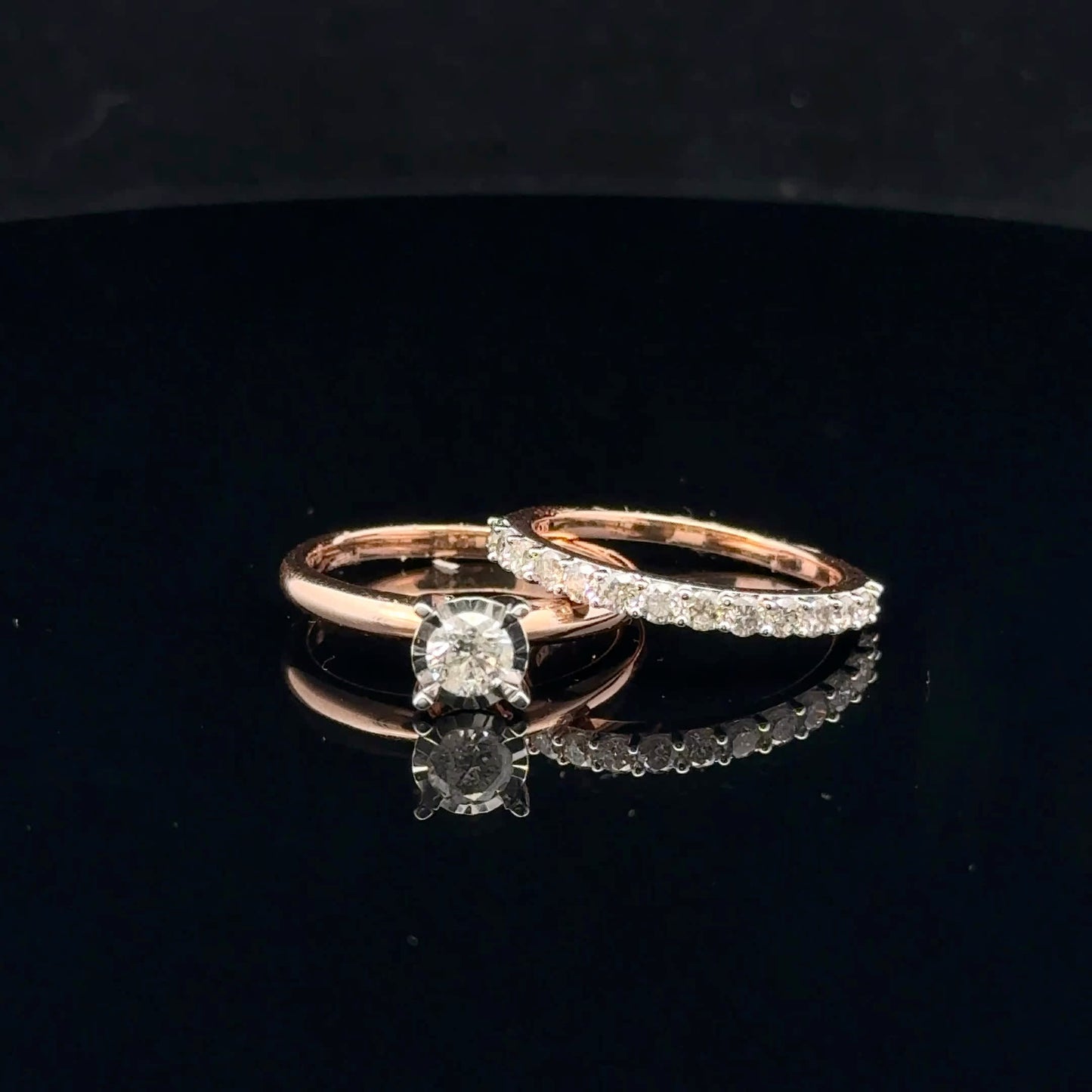 1ctw 0.50ct G/I1 #7 Miracle Set - 10KR - Natural Diamond - 53053