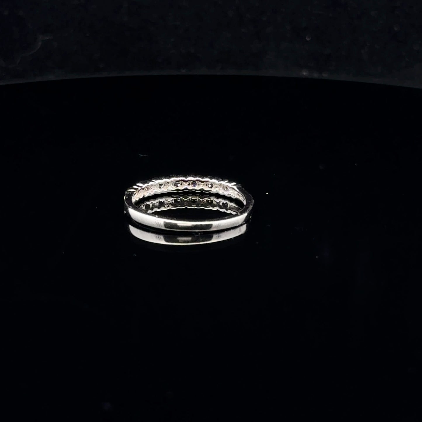 0.25ctw G/Si1 #7 Woven Band - 10KW - Natural Diamond - 53058