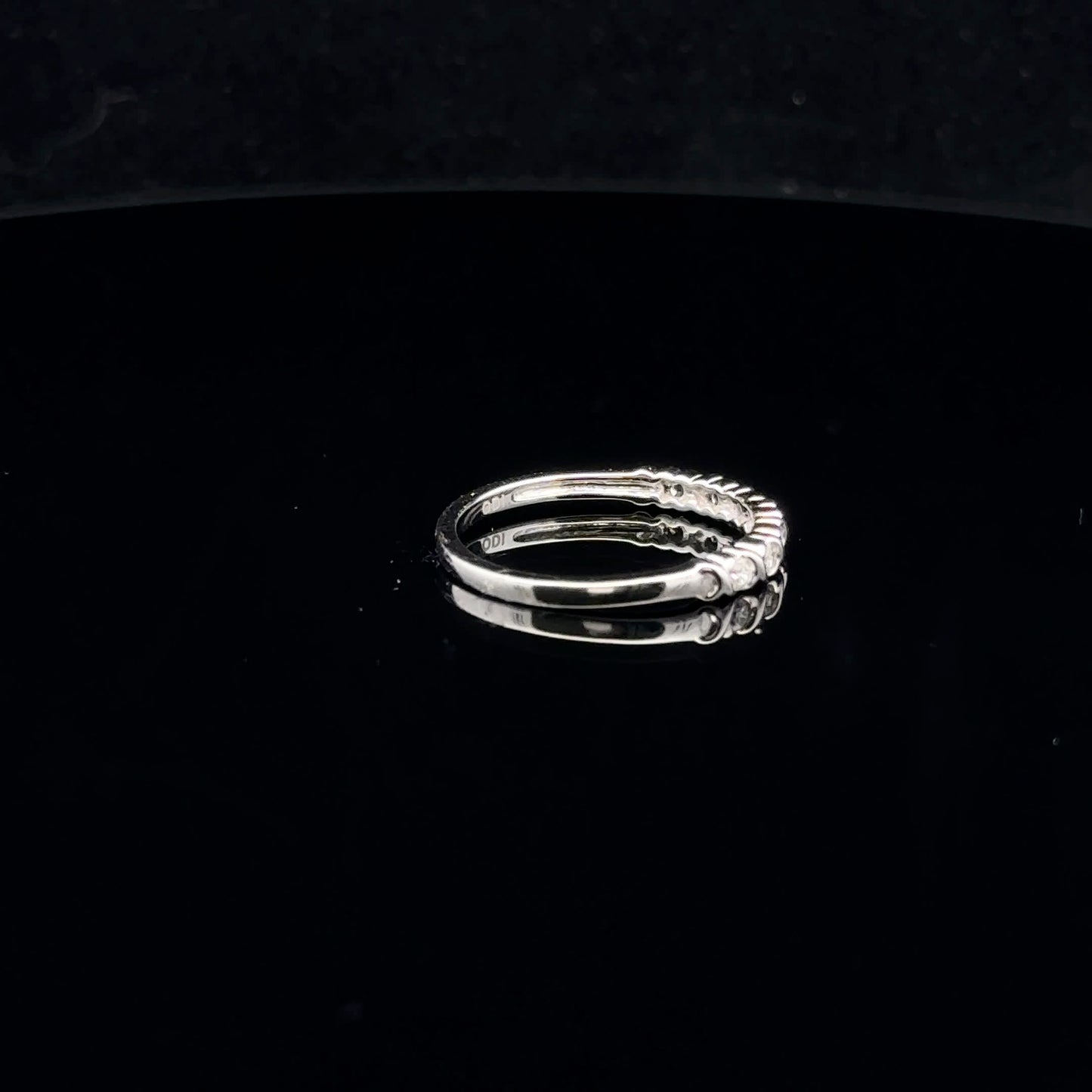 0.25ctw G/Si1 #7 Woven Band - 10KW - Natural Diamond - 53058