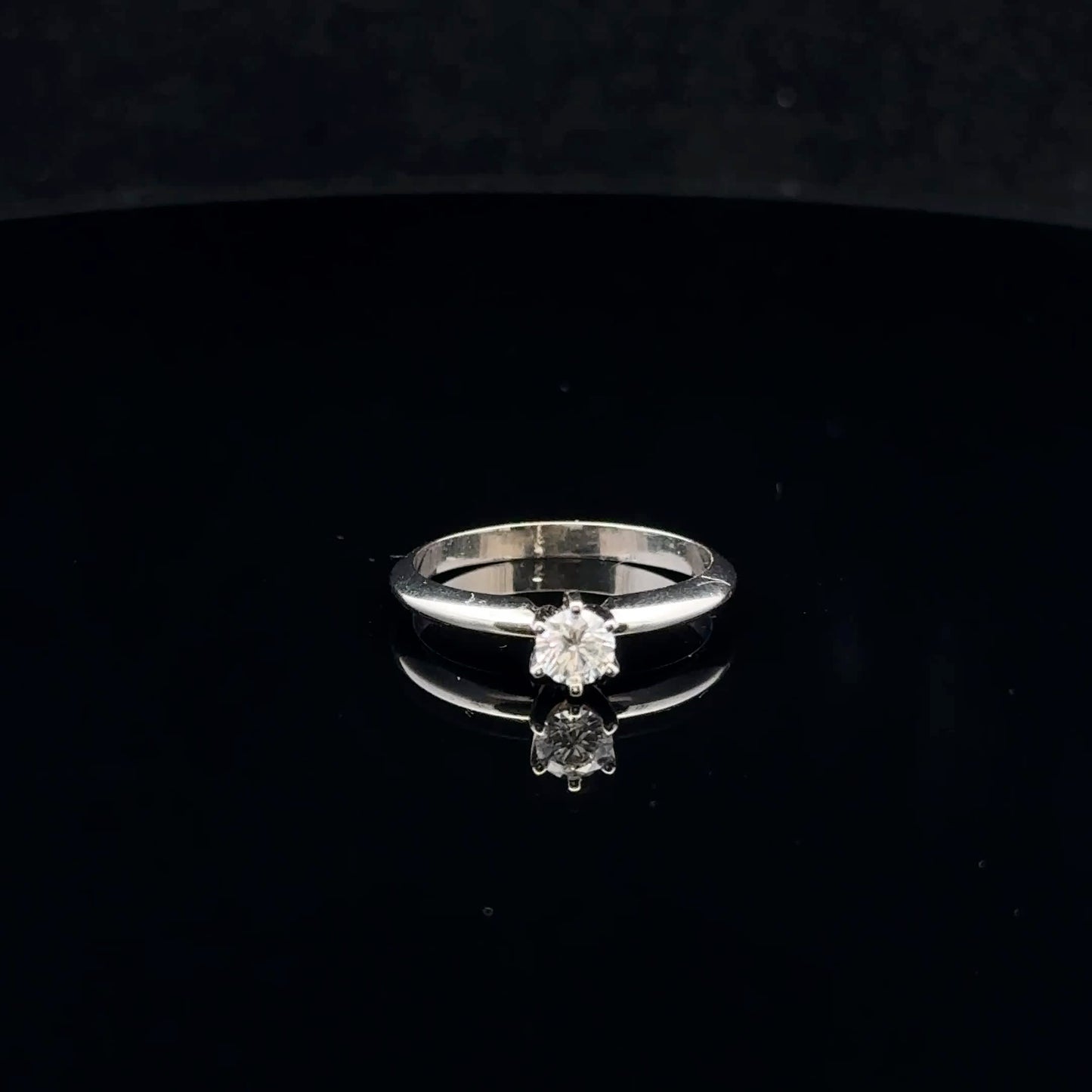 0.25ct G/SI1 #6 Solitaire - 14KW - Natural Diamond - 53065