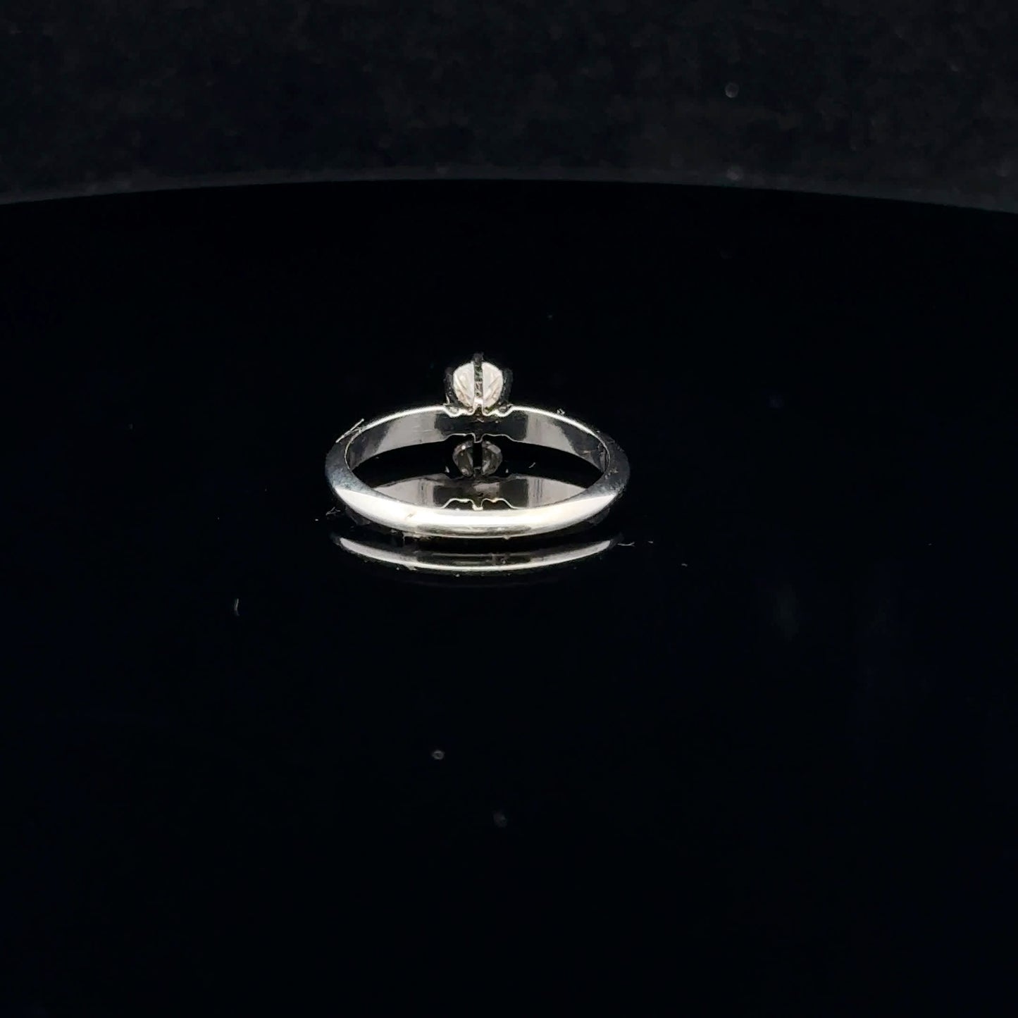 0.25ct G/SI1 #6 Solitaire - 14KW - Natural Diamond - 53065