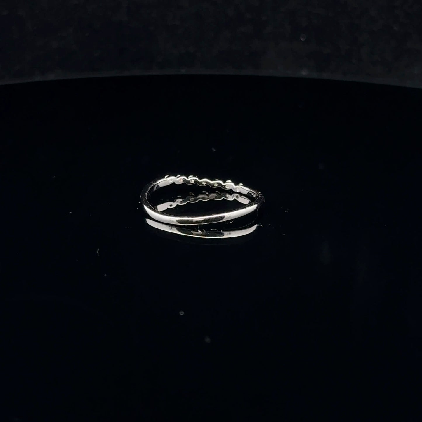 0.06ctw H/I1 #6 Seven Stone Band - 10KW - Natural Diamond - 53066