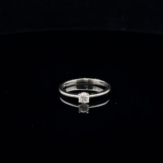 0.20ct G/SI2 #6.25 Promise Solitaire - 14KW - Natural Diamond - 53072