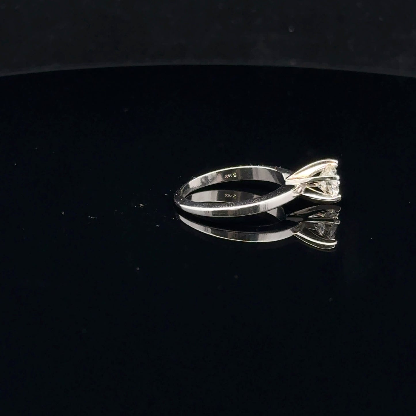 0.79ct E/VS2 #5.5 Solitaire - 14KW - Natural Diamond - 53080