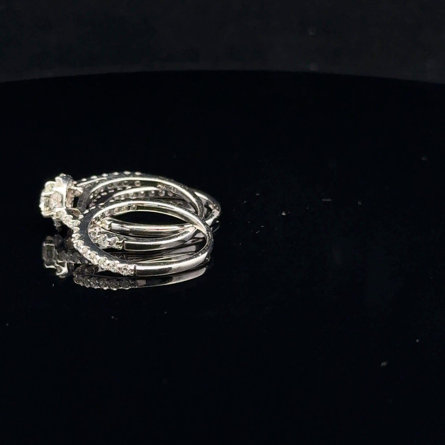 1.50ctw 0.33ct G/SI1 #5 Triple Halo - 14KW - Natural Diamond - 53081