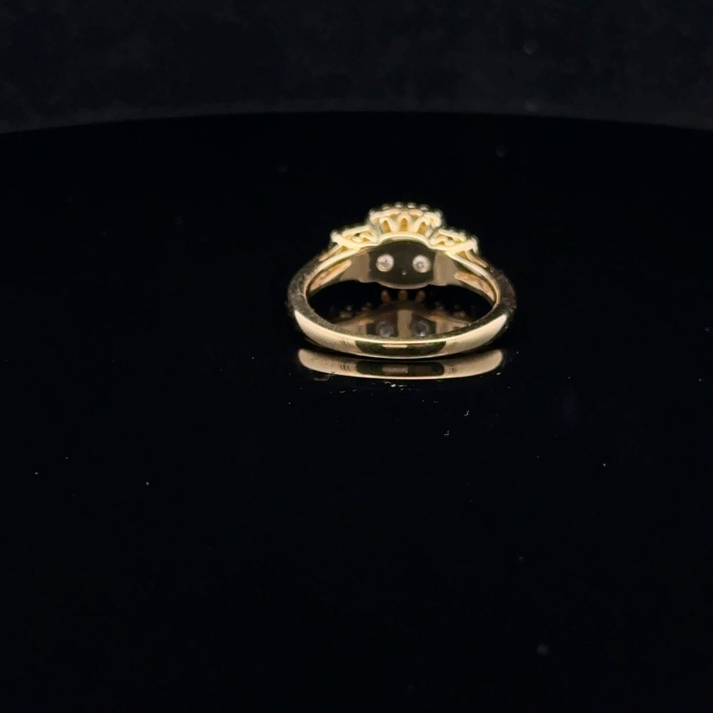 0.50ctw 0.20ct G/SI2 #7 PPF Halo - 10KY - Natural Diamond - 53085