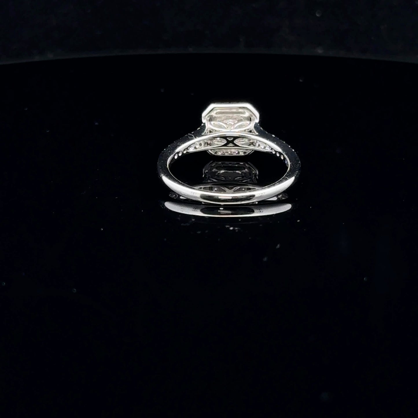 0.75ctw 0.33ct G/VS2 #7 Double Halo Cushion - 14KW - Natural Diamond - 53087