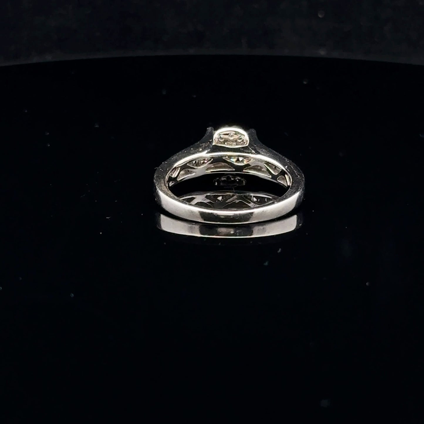 0.45ctw 0.20ct G/SI2 #7 Four Prong Bridal - 14KW - Natural Diamond - 53092