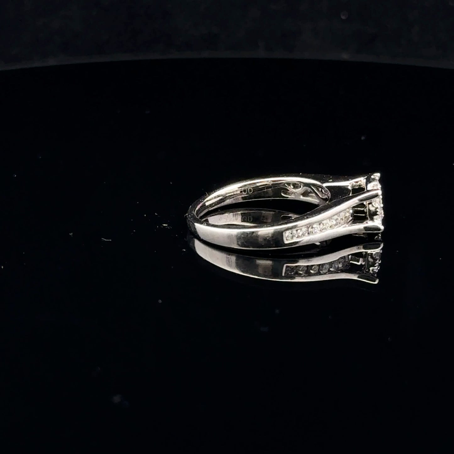 0.45ctw 0.20ct G/SI2 #7 Four Prong Bridal - 14KW - Natural Diamond - 53092