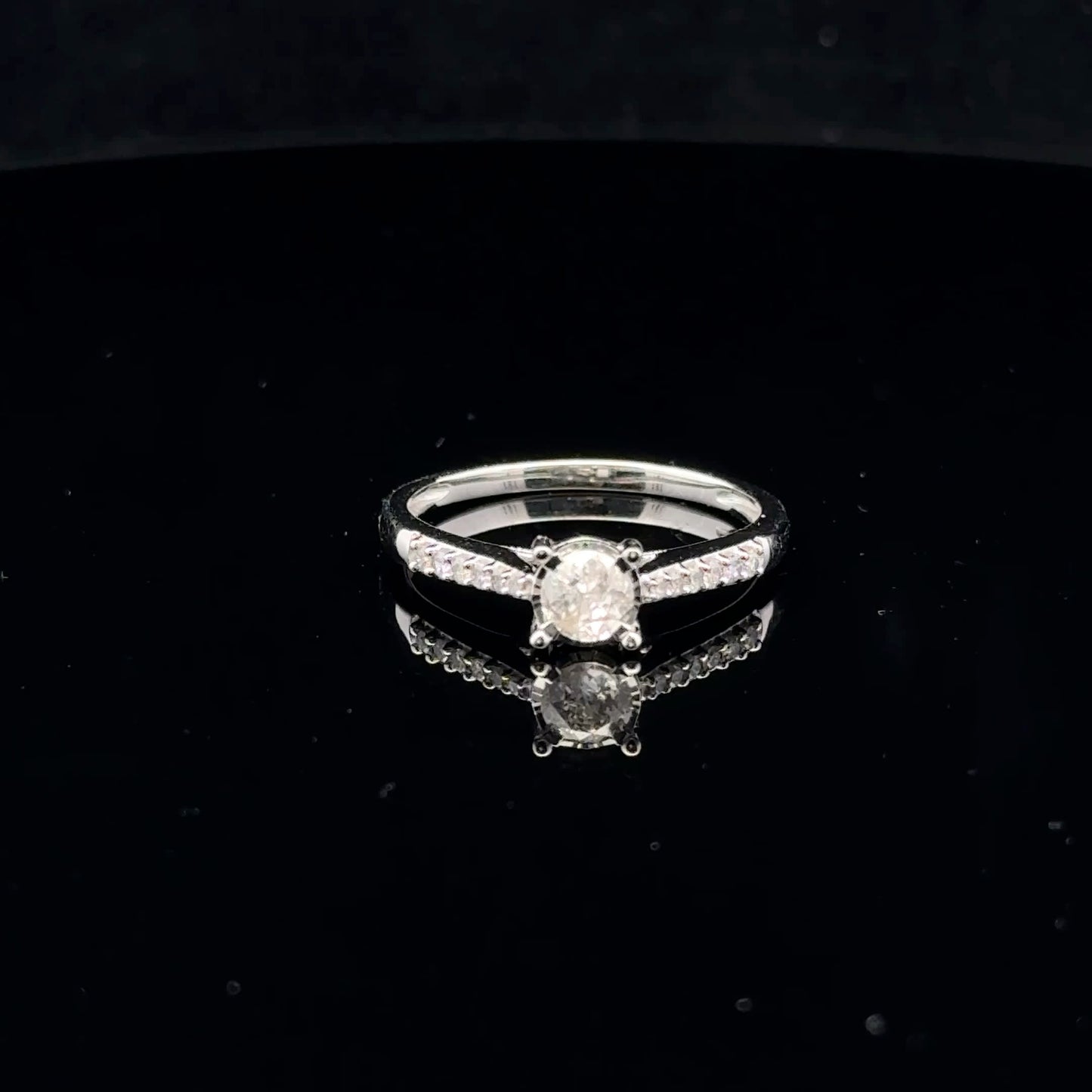 0.50ctw 0.35ct H/I1 #9 Bezel Side - 10KW - Natural Diamond - 53097