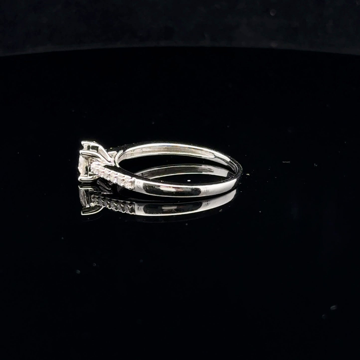 0.50ctw 0.35ct H/I1 #9 Bezel Side - 10KW - Natural Diamond - 53097