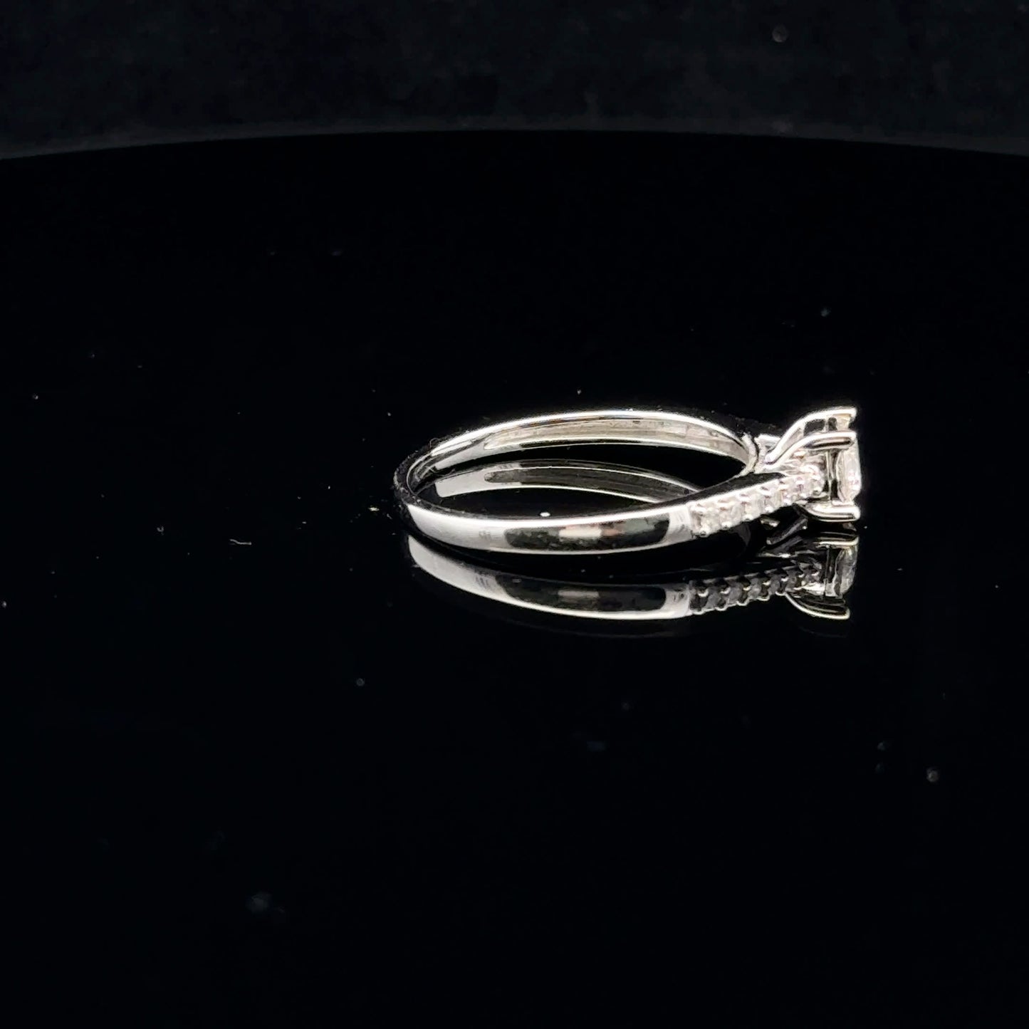 0.50ctw 0.35ct H/I1 #9 Bezel Side - 10KW - Natural Diamond - 53097