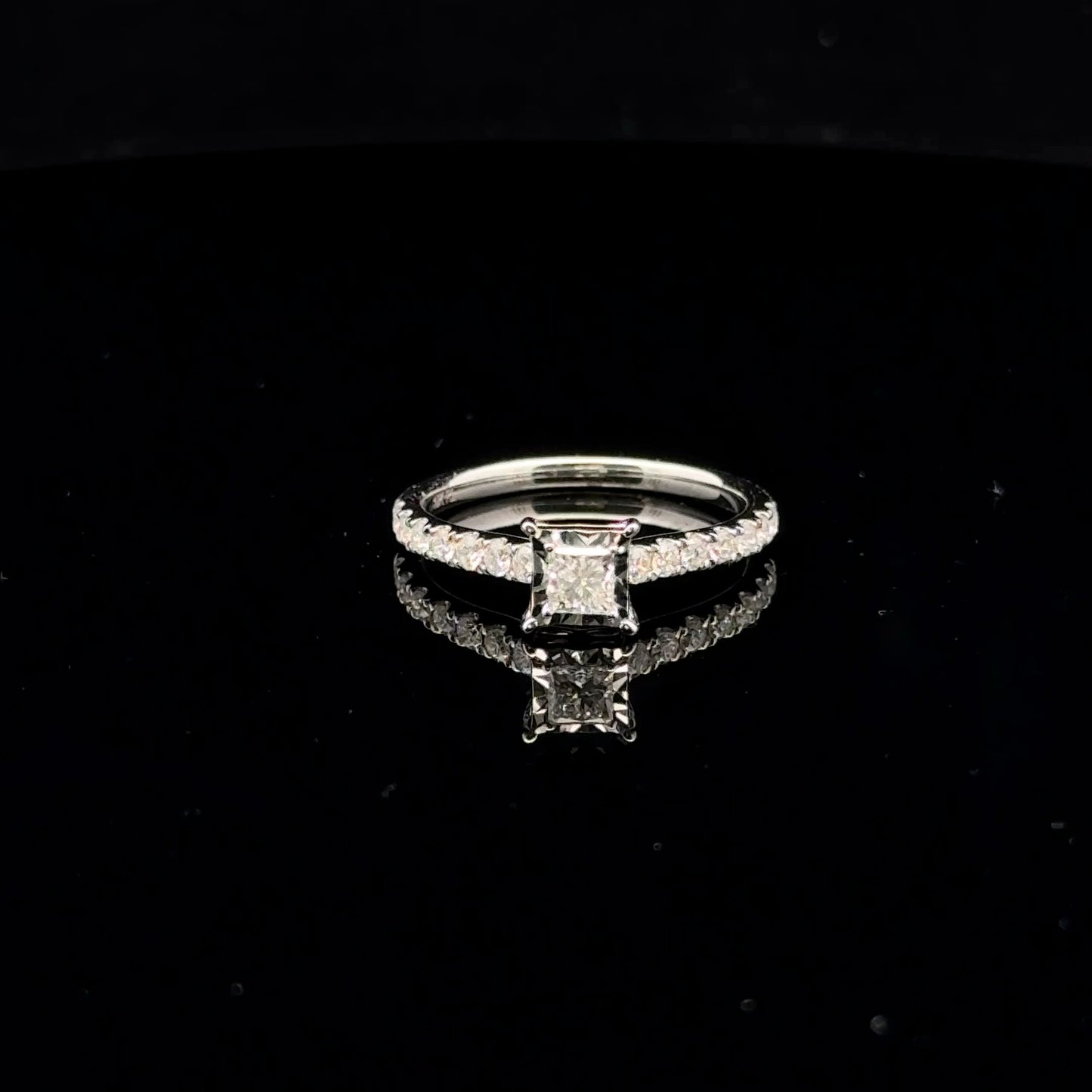 0.50ctw 0.20ct H/SI1 #5 Princess Miracle - 10KW - Natural Diamond - 53098