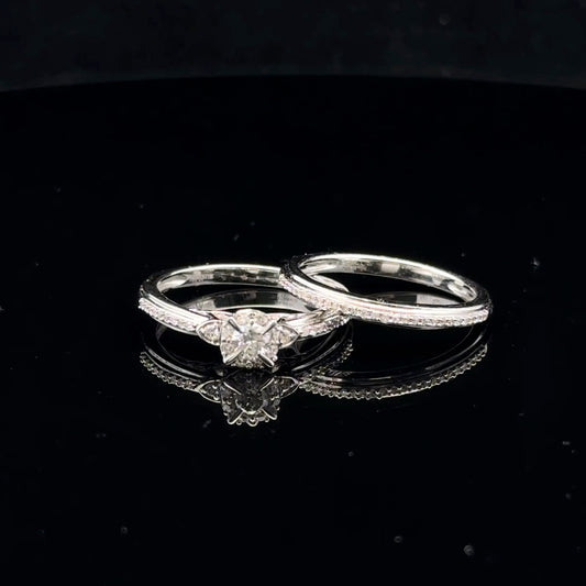 0.35ctw 0.12ct G/SI2 #6.5 Bridal Set - 10KW - Natural Diamond - 53099