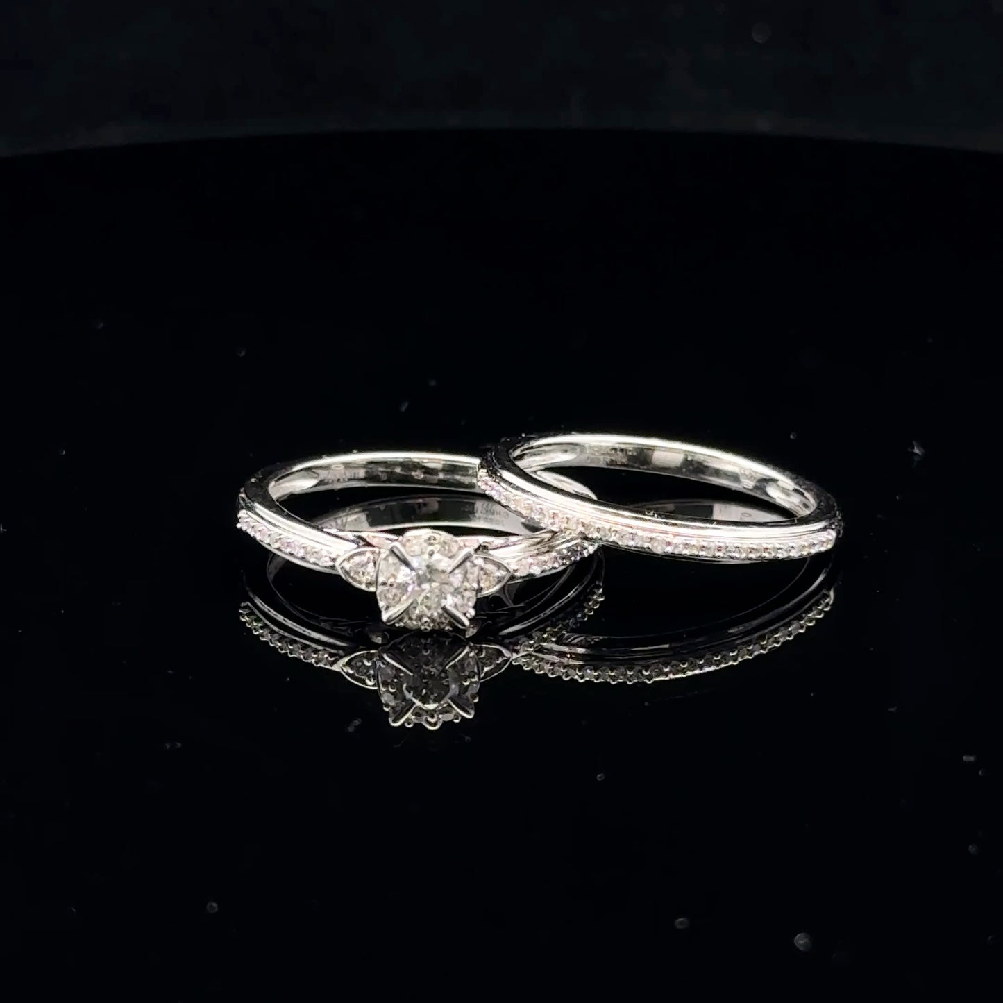 0.35ctw 0.12ct G/SI2 #6.5 Bridal Set - 10KW - Natural Diamond - 53099