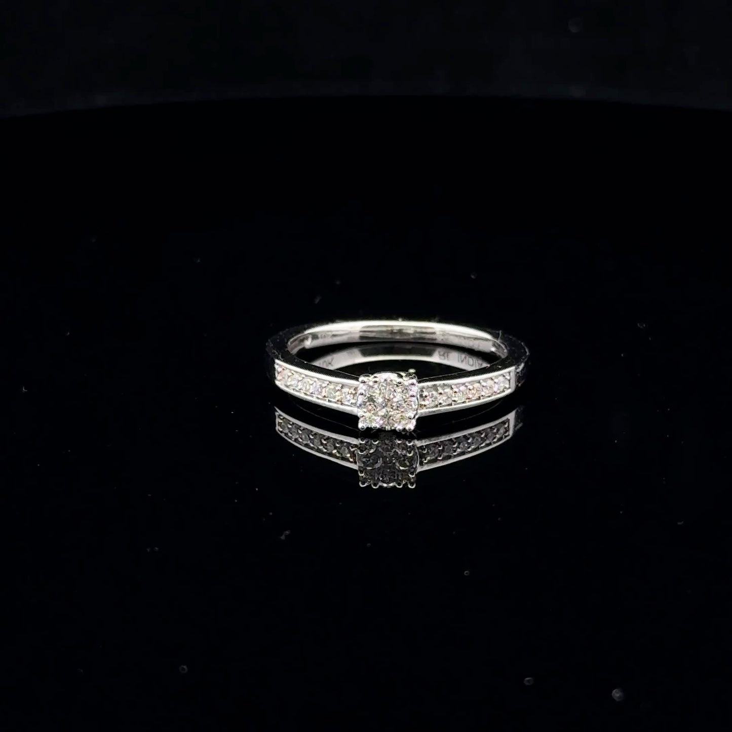 0.25ctw G/SI2 #6.5 Promise Ring - 10KW - Natural Diamond - 53108
