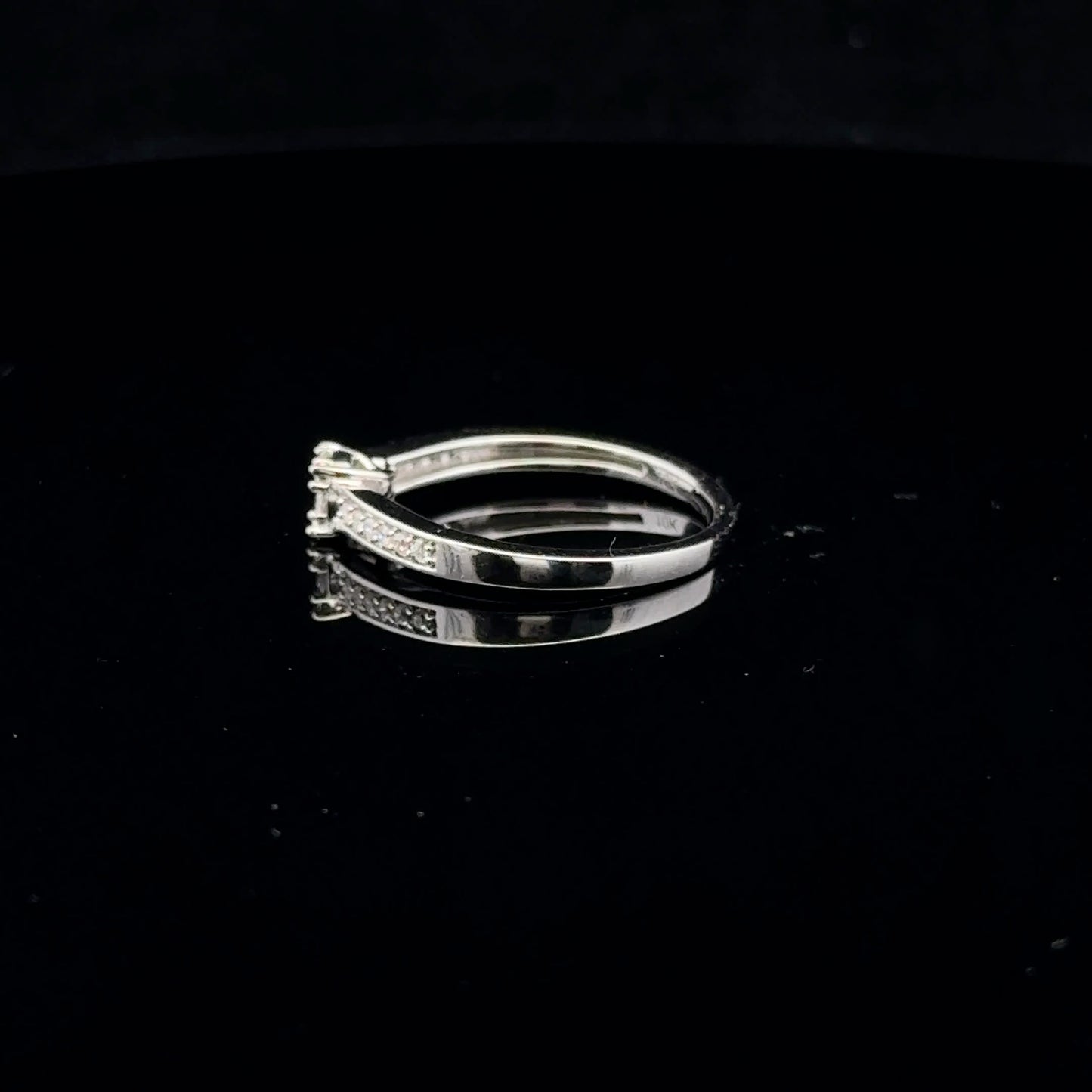 0.25ctw G/SI2 #6.5 Promise Ring - 10KW - Natural Diamond - 53108