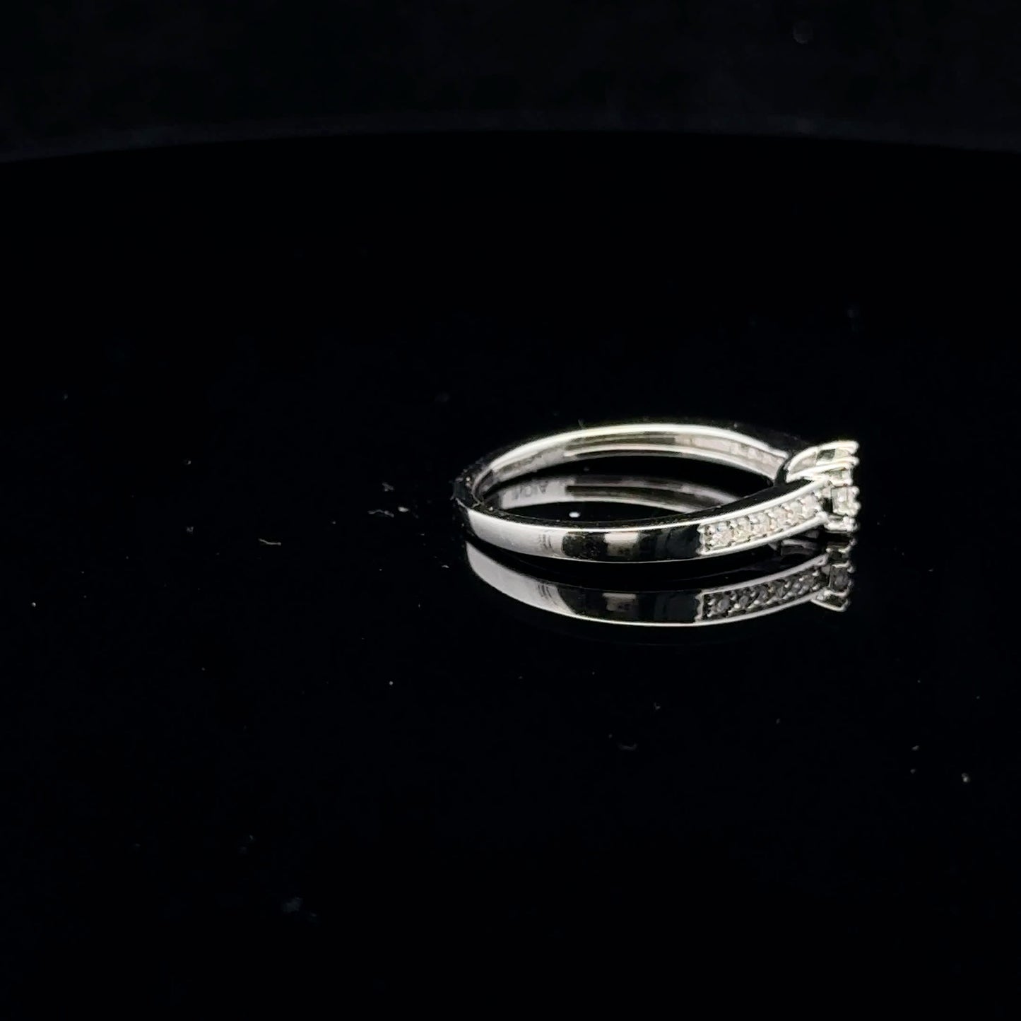 0.25ctw G/SI2 #6.5 Promise Ring - 10KW - Natural Diamond - 53108