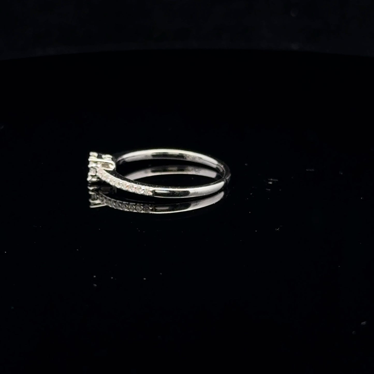 0.20ctw G/SI2 #7 Promise Ring - 10KW - Natural Diamond - 53109