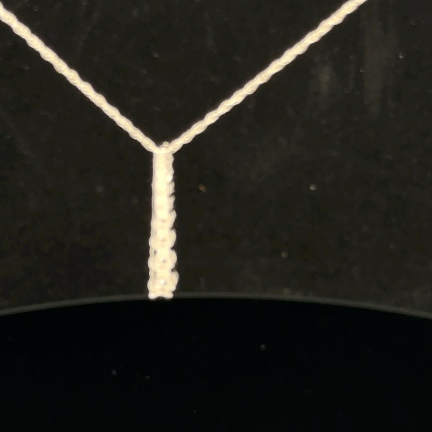 0.25ctw G/SI2 Nine Stone Drop - 10KW - Natural Diamond - 53110