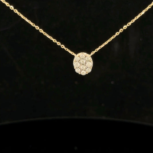 0.15ctw G/SI2 Oval Miracle - 10KY - Natural Diamond - 53111