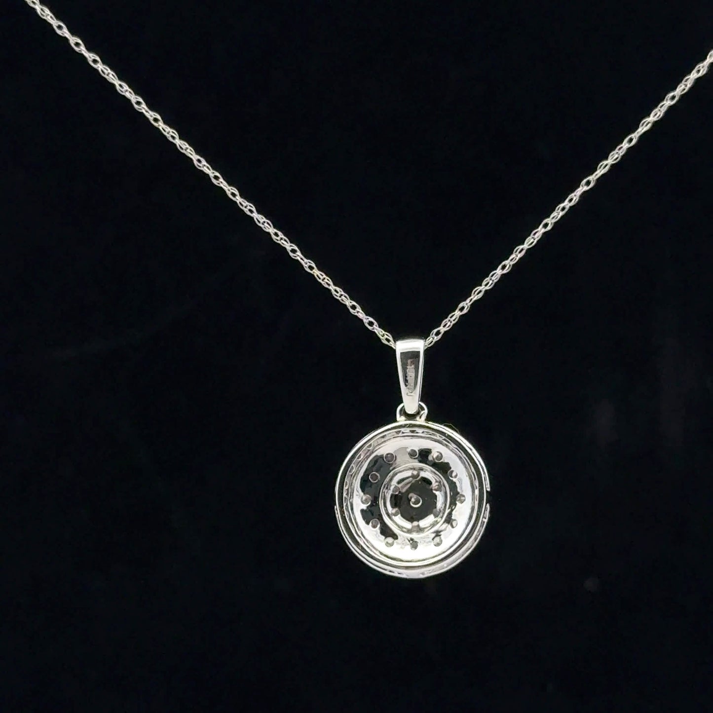 0.50ctw G/SI2 Round Halo - 10KW - Natural Diamond - 53120